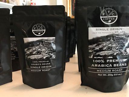 Mt Apo arabica coffee in Single Drip sachets