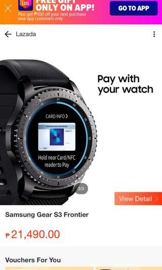 samsung gear s3 frontier lazada