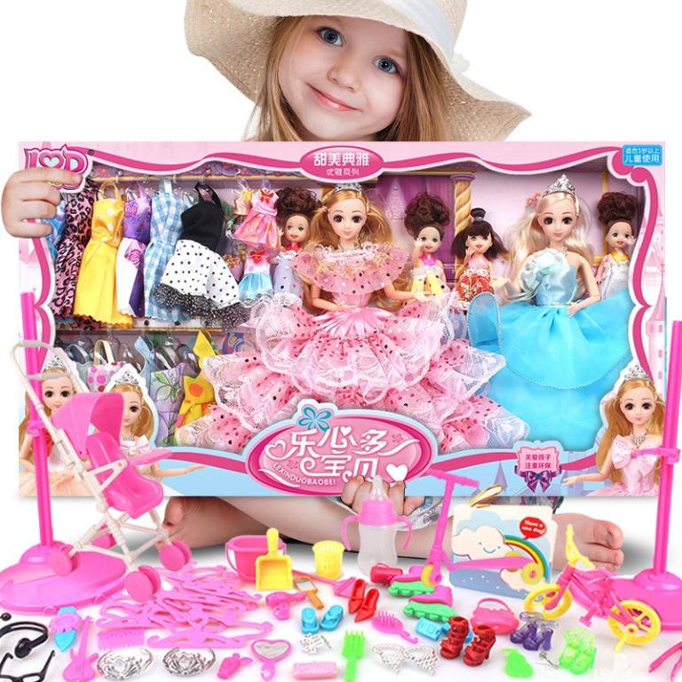 Free barbie set store
