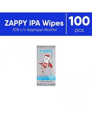 Zappy Isopropyl Alcohol Wipes (100's individual pack)