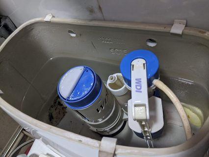 Plumber Leaking water tank, Flushing system, refilling system, cistern system, toilet tank pump
