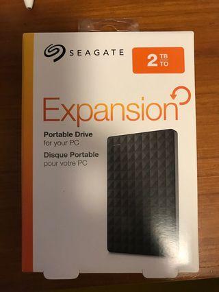 Brand new Seagate Backup Expansion 2TB external hard disk