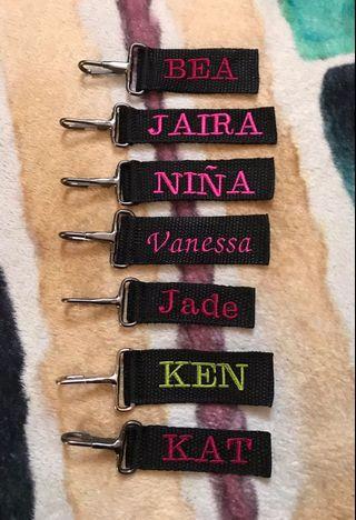 Personalized Bag Tag (Embroidery)