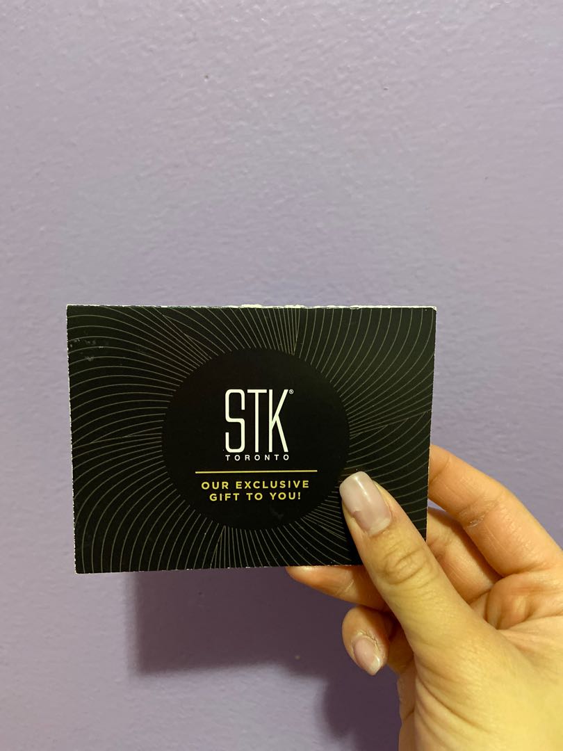 4 $25 STK Giftcards (153 Yorkville Ave)