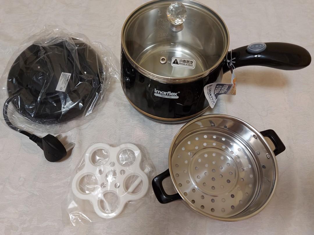 Multi-function Cooking Pot （分類：其他廚具）位於 Hong Kong。 由 wingwing 提交（商品編號 281388529，圖片 3）。簡介： 16cm不銹蒸籠及蒸蛋器，內鍋最大容量~I.5L,两段式火力(300W/600W),分離式煲身設計，304食品级不銹鋼內鍋I。