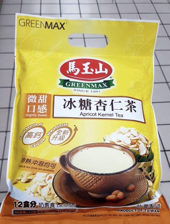現貨馬玉山冰糖杏仁茶 紫山藥黑米仁 棒果杏仁茶 山藥五穀粥360g 台灣代購 健康及營養食用品 健康補充品 健康補充品