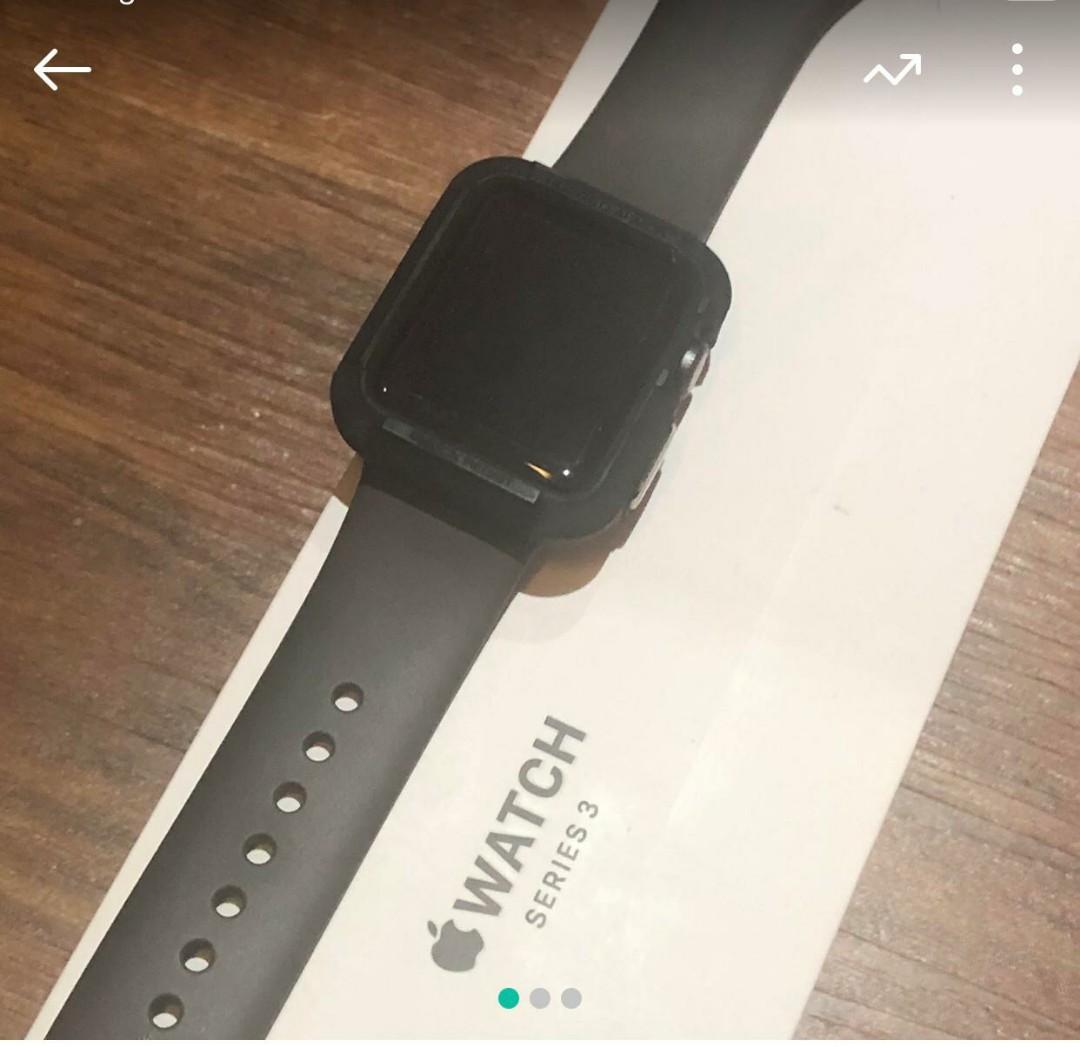 Apple Iwatch Series 3 Space Grey Mobile Phones Gadgets Wearables Smart Watches on Carousell