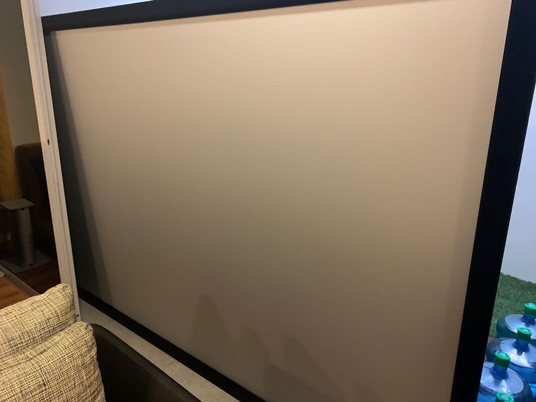 Bigshine Projector screen 130 inch, TV 