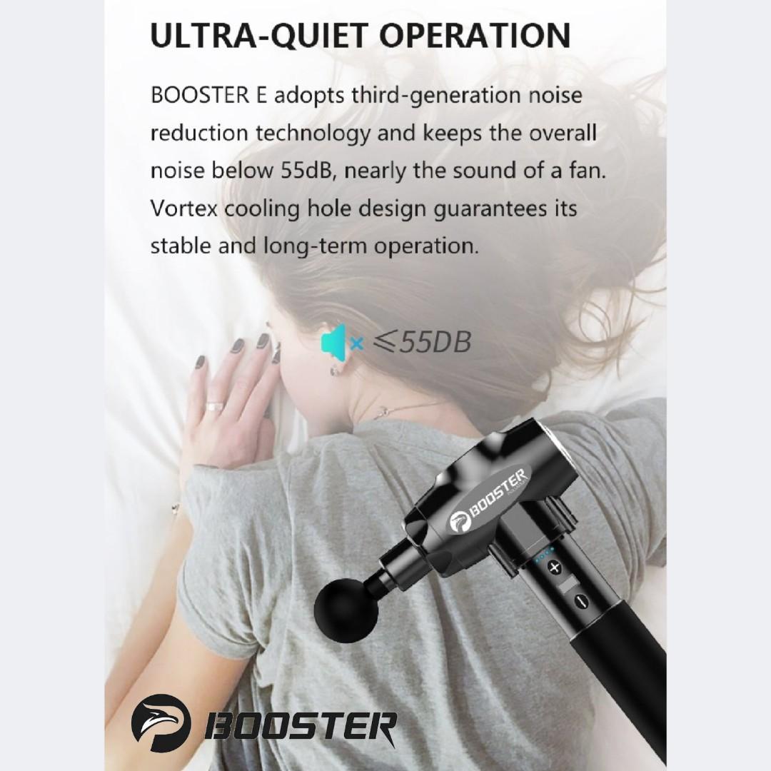 BOOSTER E Massage Gun with Percussive Therapy that helps mobility
