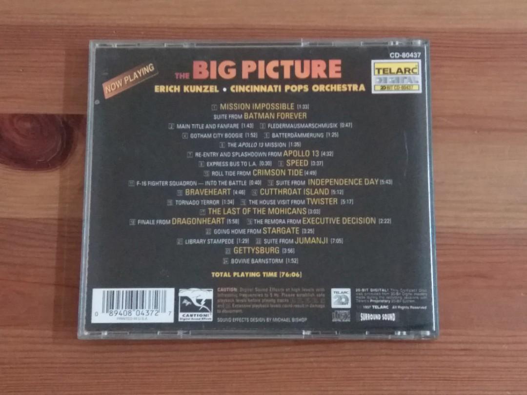 CD The Big Picture 1997年Telarc Made in USA (極新淨), 興趣及遊戲