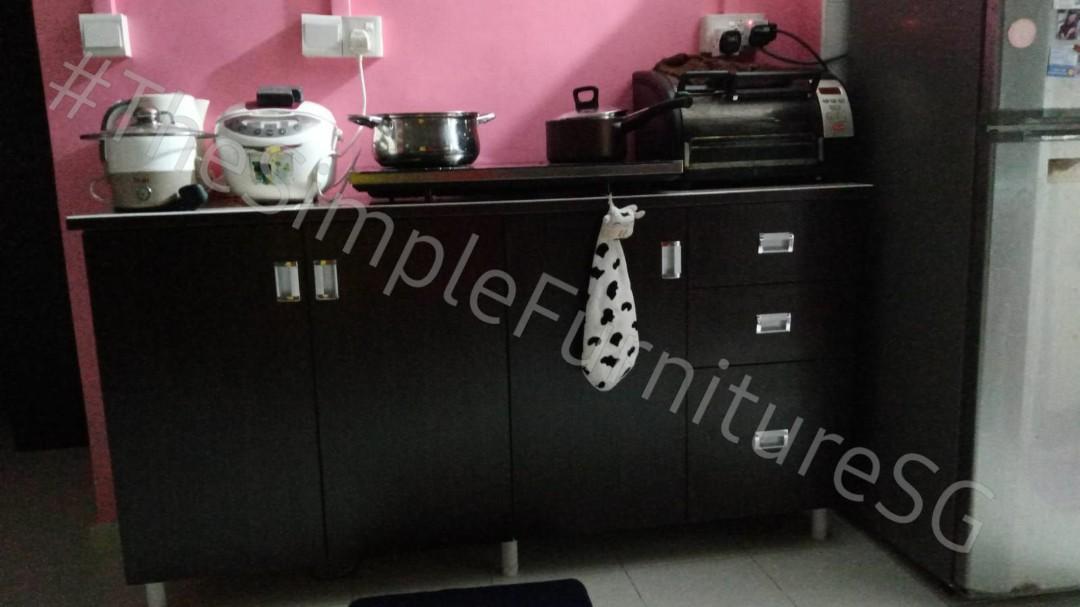 Ceramic Top Kitchen Cabinet Warehouse Sale Furniture Shelves Drawers On Carousell