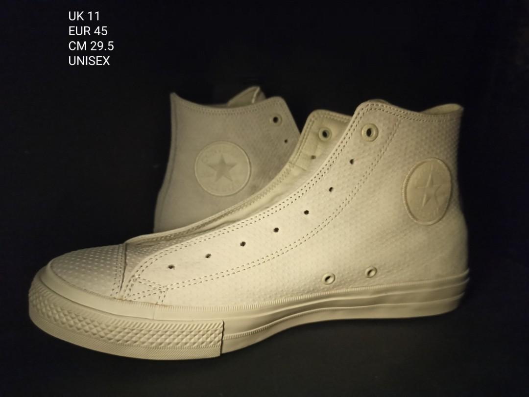 Converse Chuck Taylor II Hi Top Lux Leather Buff Gum Full White