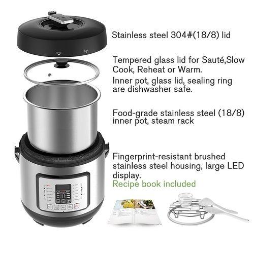 Cosori 6 litre pressure cooker C2126 PC TV Home Appliances Kitchen Appliances Cookers on Carousell