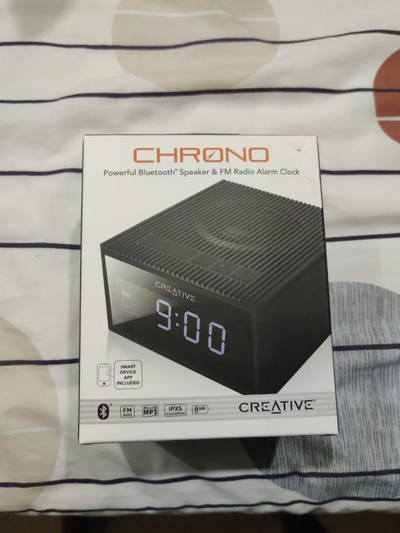 creative chrono alarm bluetooth speaker