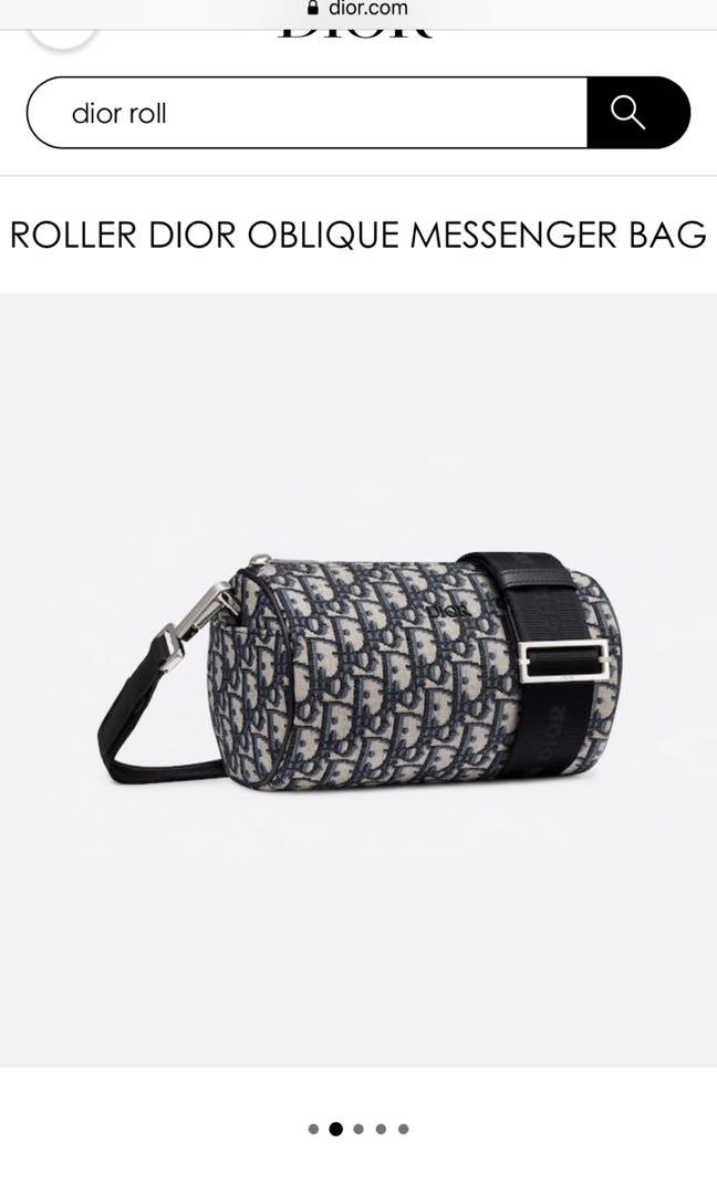 roller dior oblique messenger bag