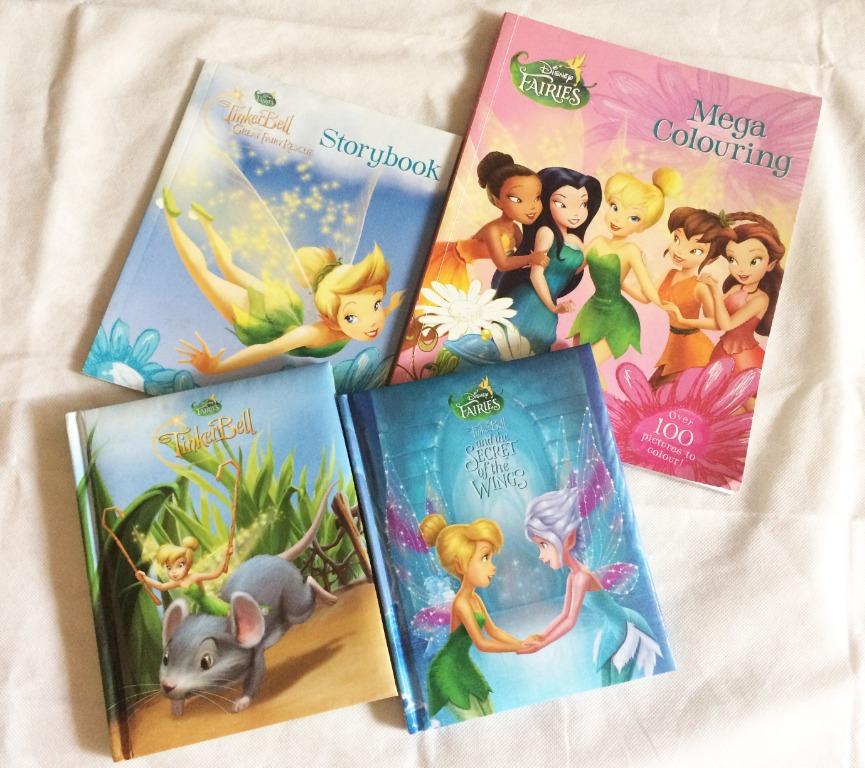 Disney Fairies Tinkerbell Storybooks And Coloring Book Set Books Children S Books On Carousell