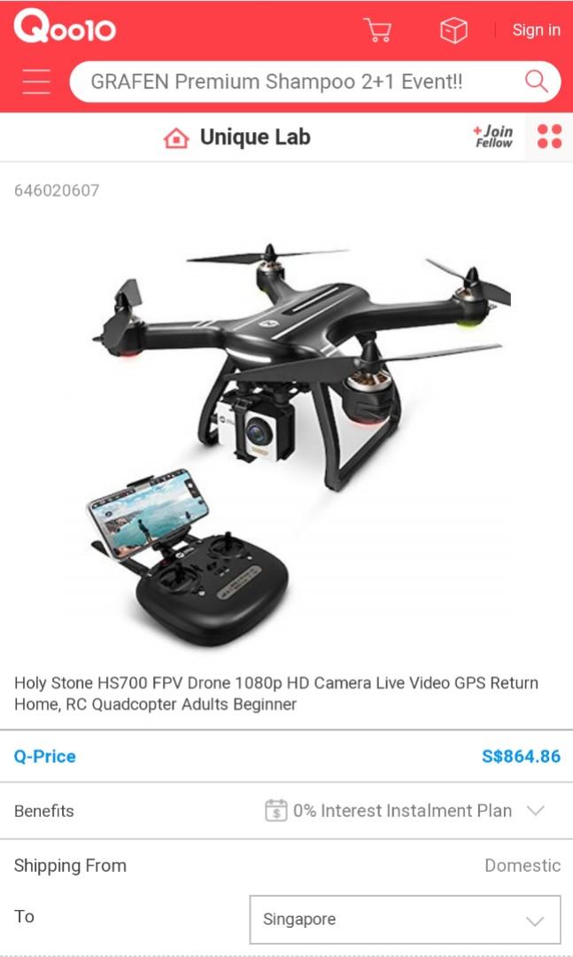 Holy stone 2024 hs700 price