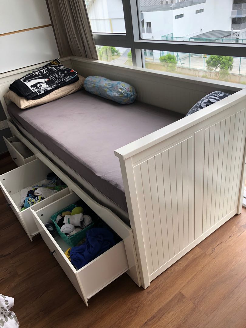 IKEA Day Bed. Single and Double Single Size., Furniture & Home Living