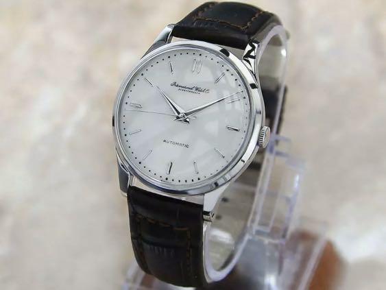 IWC automatic (Category: Watches) located in Singapore. Submitted by ice.313 (Listing ID 281392837, Image 2). Description: Very rare high calibre automatic IWC movement. Pristine condition IWC 1960s watch. Not a single scratch/mark Good size at 35mm. Elegant Swiss dress watch Must have for vintage watch collectors Lowballers stay away Omega vintage Iwc Rolex Vintage watch Dress watch Classic watches Swiss watch Luxury watch Iwc vintage Vintage wa