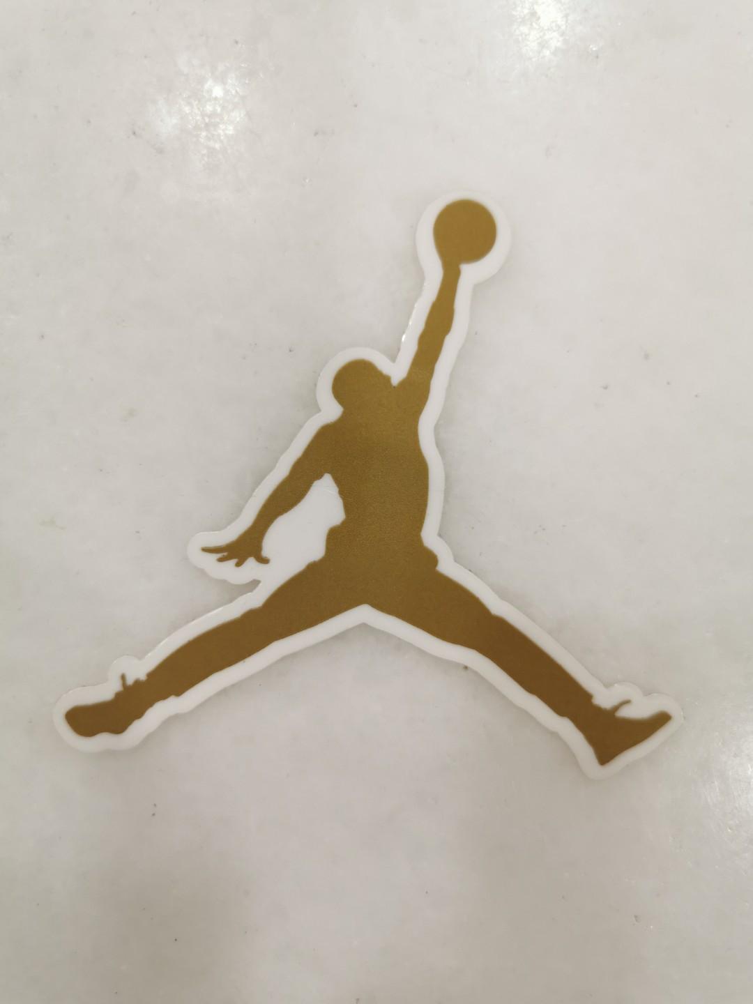 Jordan Jumpman logo sticker gold Men s Fashion Watches