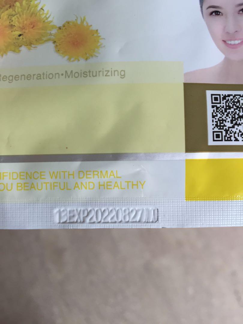 Dermal Mask (Free), Beauty & Personal Care, Face, Face Care on Carousell