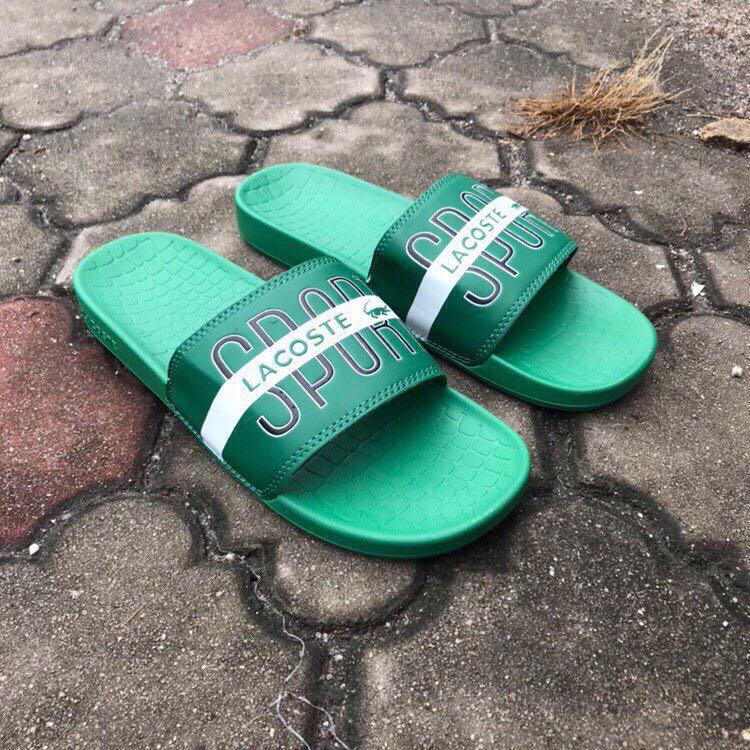 Lacoste shop pool slides