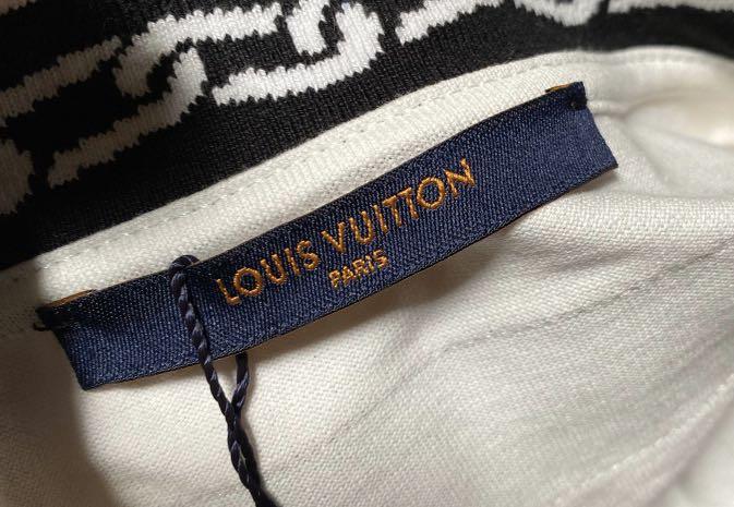 Louis Vuitton T-SHIRT WITH CHAIN JACQUARD RIB COLLAR