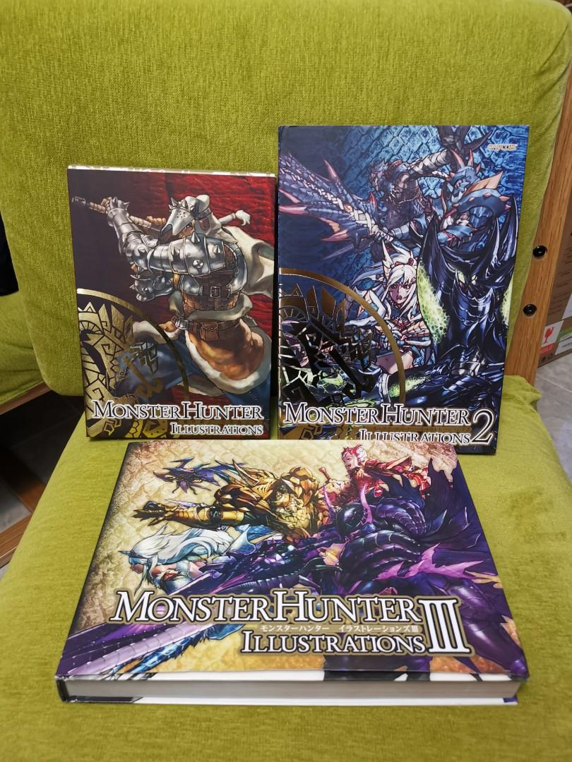 Monster Hunter Illustrations 123魔物獵人設定集 興趣及遊戲 玩具 遊戲類 Carousell