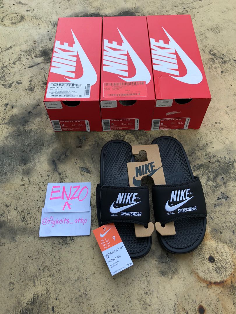 Nike benassi discount jdi text se