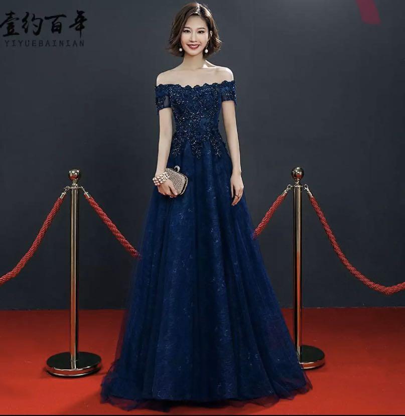 Slim fit sale long gown