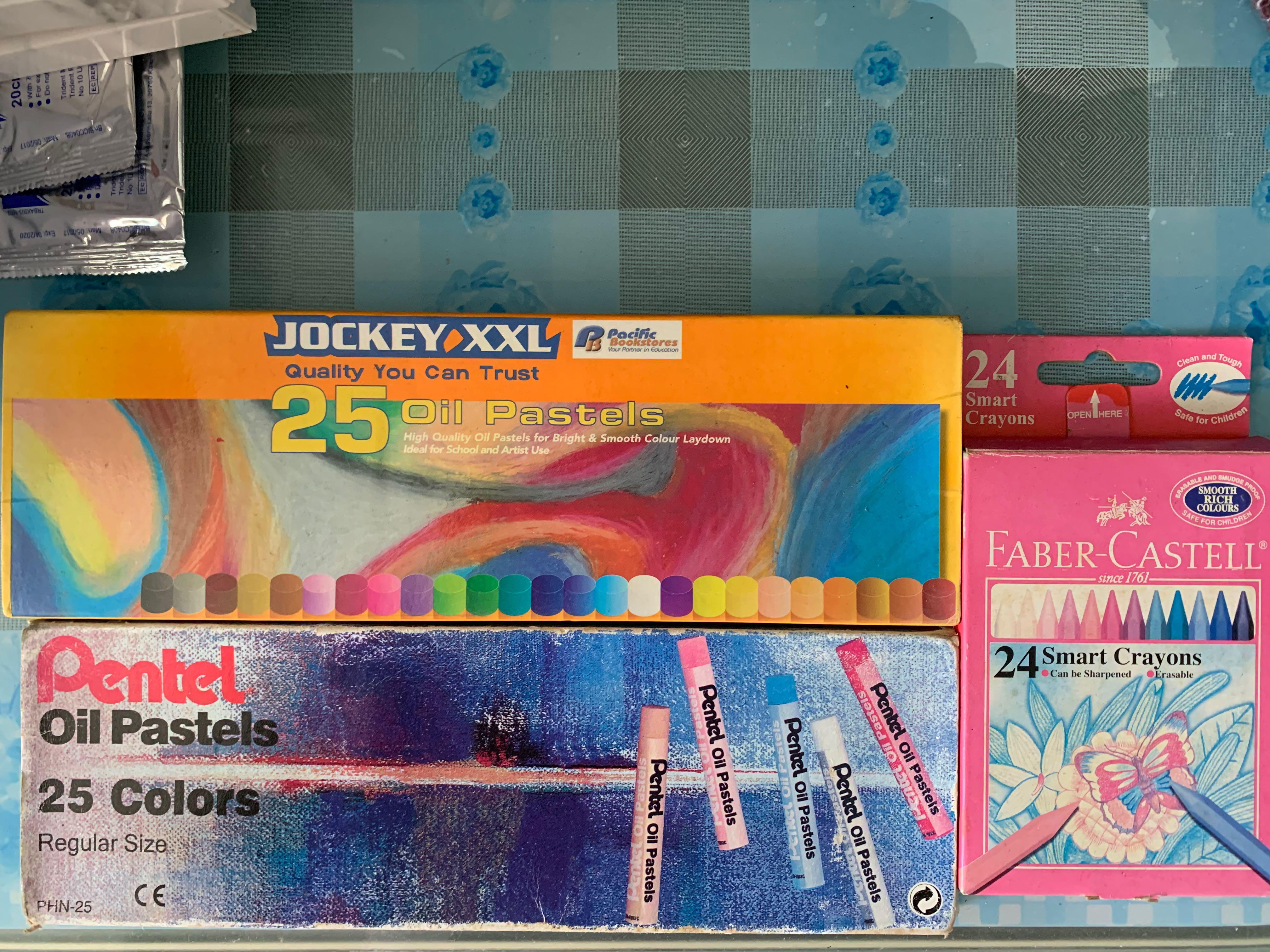 Oil Pastels Crayons Books Stationery Stationery On Carousell