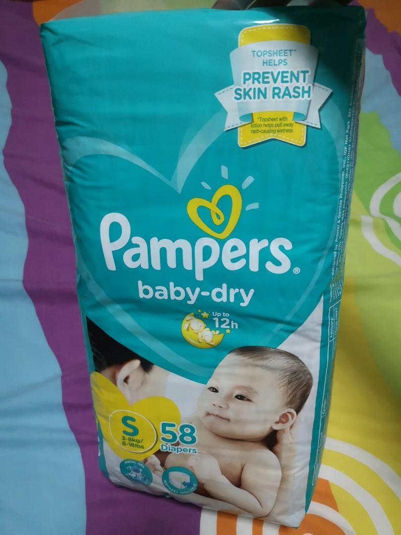 pampers small 58pcs price