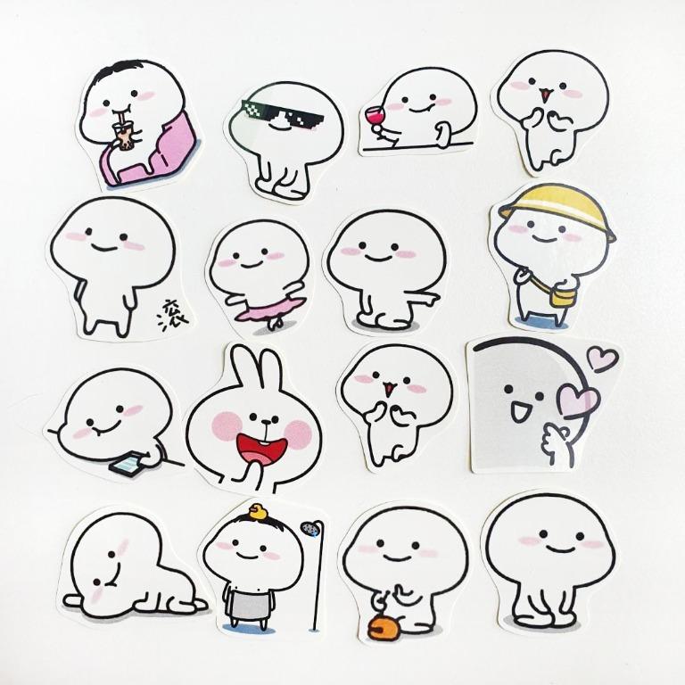 Puny Telegram Stickers Hobbies Toys Stationery Craft Craft Supplies Tools On Carousell