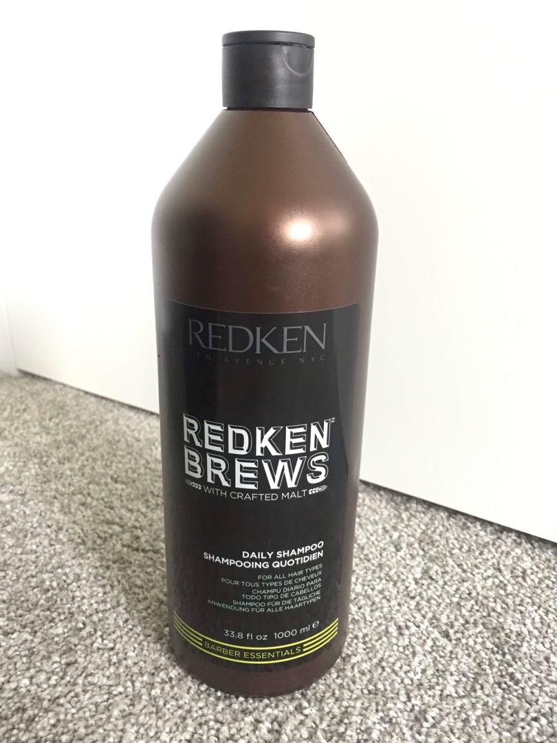 Redken Brews Daily Shampoo with crafted malt 1000ml, Health & Beauty on