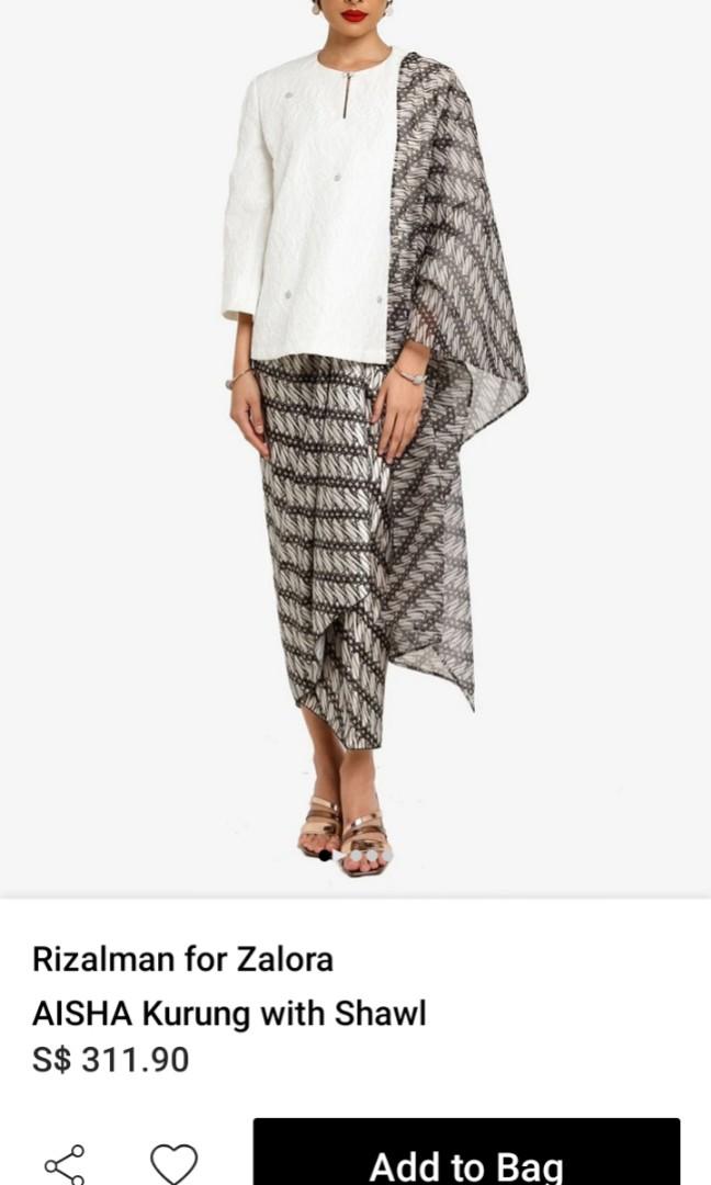 Rizalman Aisha Kurung Women S Fashion Muslimah Fashion On Carousell