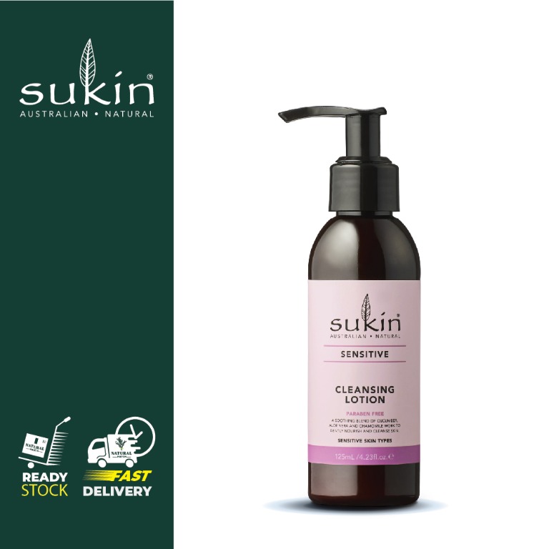 sukin cleansing lotion sensitive