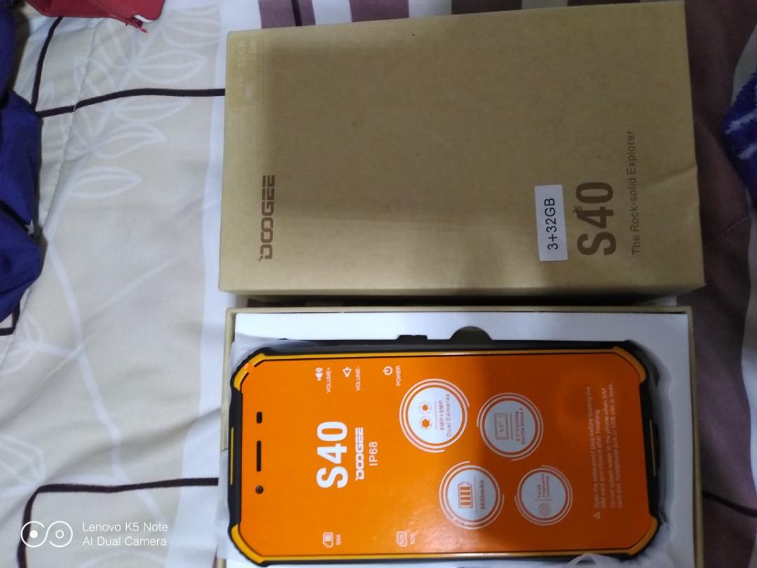 The Rock Solid Explorer Doogee S40 Rugged 4g Android 9 0 Solid Smartphone Mobile Phones Gadgets Mobile Phones Android Phones Android Others On Carousell