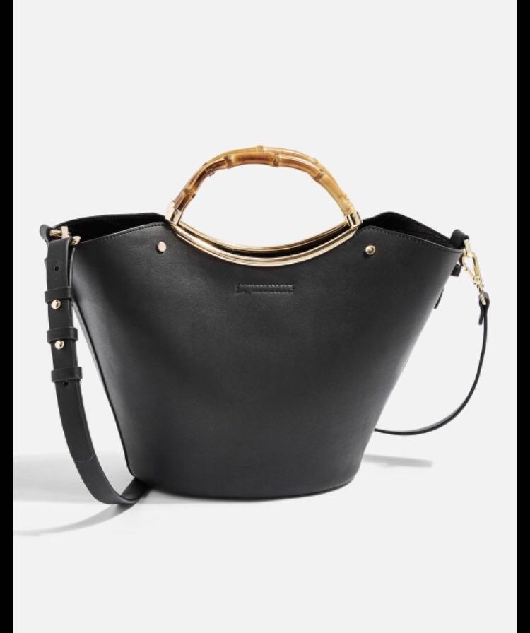 Topshop Tyler bamboo handle bag