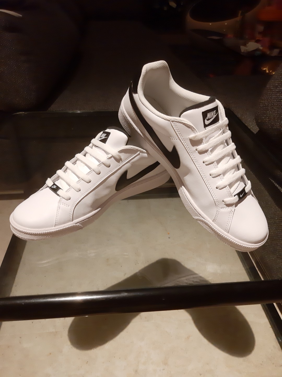 Nike Court Majestic Leather White in Black for Men