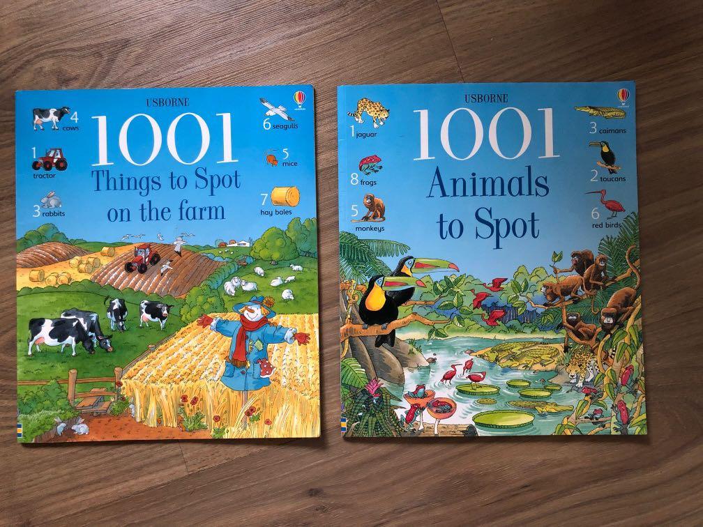 Usborne 1001 things to spot, Hobbies & Toys, Books &