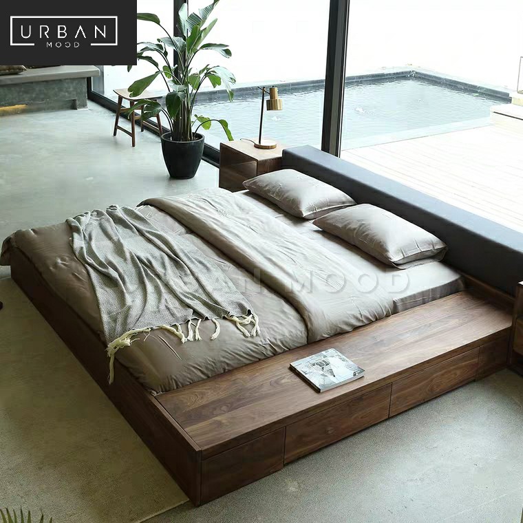 Japanese platform bed frame sale