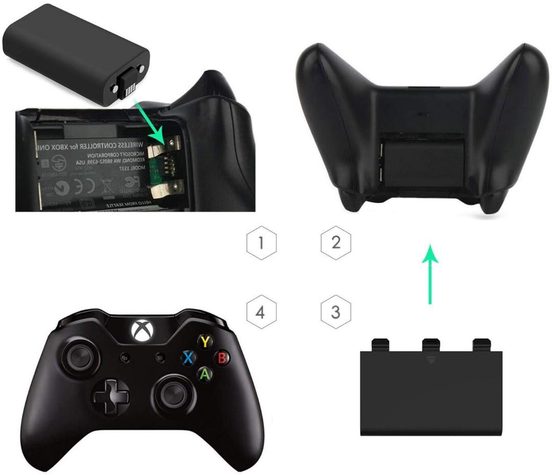 YCCTEAM Xbox One Controller Battery Pack Rechargeable Battery, Video
