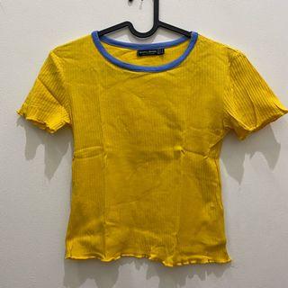 Bershka yellow top