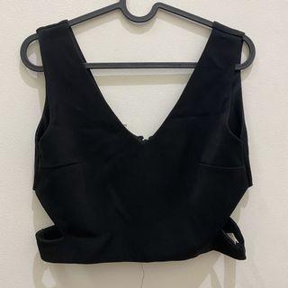 Black Crop Top