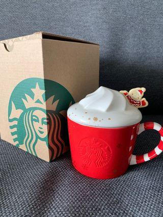 Cute Starbucks Christmas edition Mug with cover