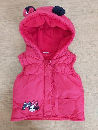 Disney Minnie Mouse Puffer Vest with Ears