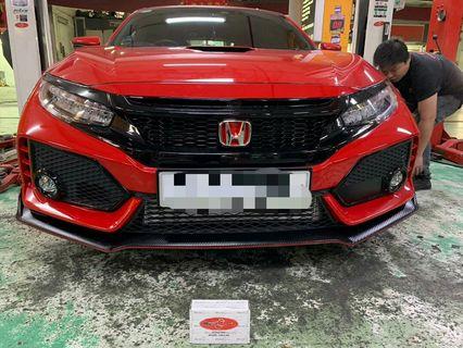 Honda Civic SIR License Plate Frame Racing JDM Japan Vtec turbo Pair 