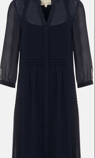 Phase eight remee 2024 chiffon dress navy