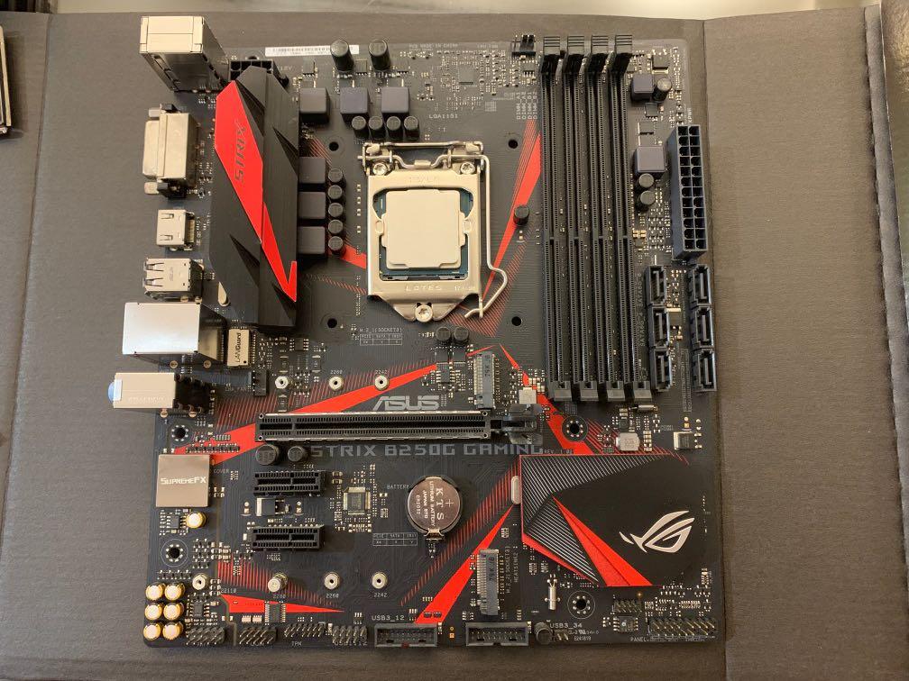 Asus Motherboard + Intel CPU combo, Computers & Tech, Parts