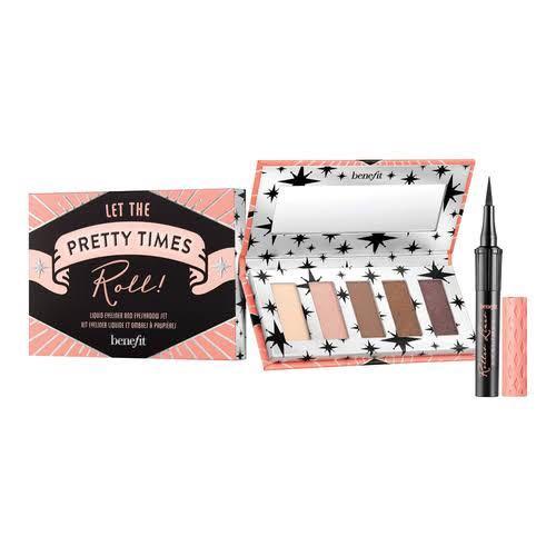 Benefit Let the Pretty Times Roll Shet (Category: Makeup) located in Makati City. Submitted by carmelcool (Listing ID 281647081, Image 3). Description: Eyeshadows plus eyeliner mini.